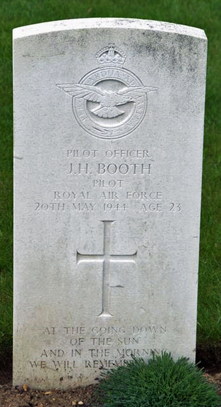 P/O John Herbert Booth<br/><br /><br />died May 20th, 1944